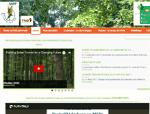 Tablet Screenshot of pepiniereforestiere.fr